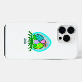 楽しいイースターエッグApple iPhone 14 Pro Max iPhoneケース (裏面横)