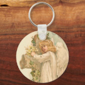 楽しいイースターエンジェルヴィンテージイースター キーホルダー (正面)