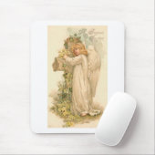 楽しいイースターエンジェルヴィンテージイースター マウスパッド (マウス)