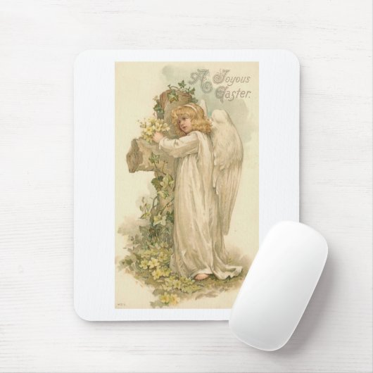 楽しいイースターエンジェルヴィンテージイースター マウスパッド (マウス)