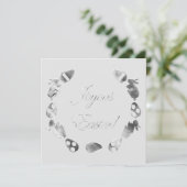 楽しいイースターバニーエッグフェイクシルバーグレイ復活祭 シーズンカード (スタンド正面)