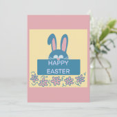 楽しいイースターバニー 招待状 (スタンド正面)