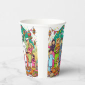 楽しいイード家族ユーモアお祝いデザインデザイン 紙コップ (右)