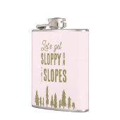 楽しいウィンタースキーバチェロレッテパーティー フラスク (左)