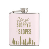楽しいウィンタースキーバチェロレッテパーティー フラスク (正面)