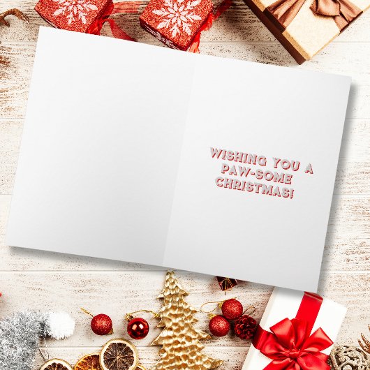 楽しいウーフマス ペット写真 クリスマス