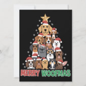 楽しいウーフマス 犬好きのためのクリスマス シーズンカード (正面)