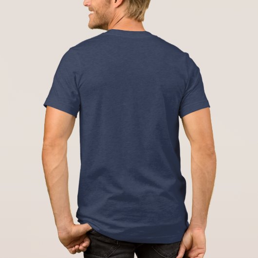 楽しいエイリアンの雰囲気 トライブレンドTシャツ (裏面)