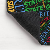 楽しいエリトリア国旗の色愛国心 マウスパッド (コーナー)