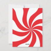 楽しいエルフの足でホリーホッリーメリークリスマス！ シーズンカード (裏面)