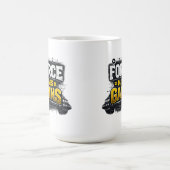 楽しいエンジニアジムTシャツ Force Mass Gains コーヒーマグカップ (中央)