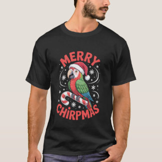 楽しいオウムのためのメリー・チャープマス クリスマスの服 B Tシャツ