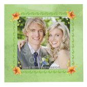 楽しいオレンジペチュニアの祖母の自慢話箱 フォトキューブ (右)