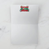 楽しいオーストラリアのクリスマス休暇 カード (内部)