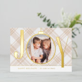 楽しいオーナメント ホリデー カード (立ち正面)