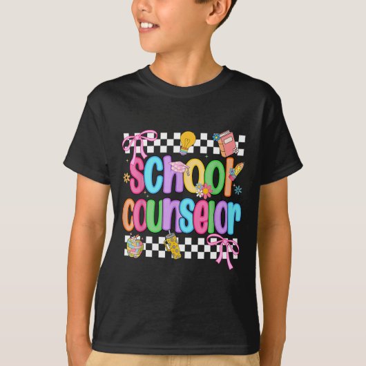 楽しいカウンセラーの一団 ドリームチーム 新学期 Tシャツ (正面)