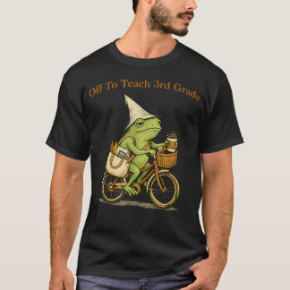 楽しいカエルがいる3年生の教室へようこそ おもしろいカエルの先生 Tシャツ