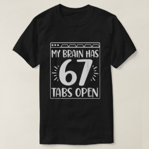 楽しいカオス脳引用 ばかばかしい混乱ユーモア Tシャツ