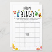 楽しいカクテル | ビンゴゲームカード (正面/裏面)