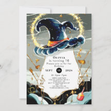 楽しいカスタマイズ可能なマジックウィザードの誕生日