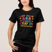 楽しいカスタマイズ学年デザイン トライブレンドＴシャツ (正面)