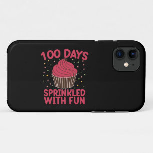 楽しいカップケーキがいっぱいの100日間 スクールガール iPhone 11 ケース