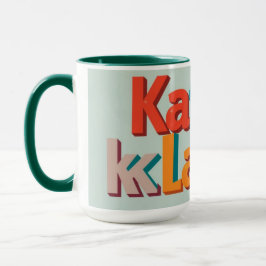楽しいカフェクラッチ 噂話とコーヒー カスタムデザイン マグカップ