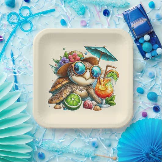 楽しいカメたちの集会 ペーパープレート (パーティー)