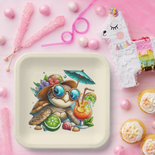 楽しいカメたちの集会 ペーパープレート (パーティー)