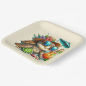 楽しいカメたちの集会 ペーパープレート (傾斜あり)