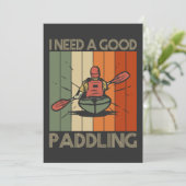 楽しいカヤックの paddleboard が必要  招待状 (スタンド正面)