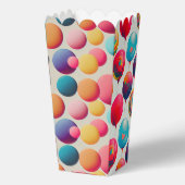 楽しいカラフルなポッピングキャンディポップコーン フェイバーボックス (裏面)