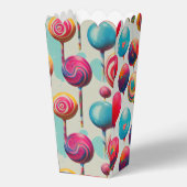 楽しいカラフルなポッピングキャンディポップコーン フェイバーボックス (正面)