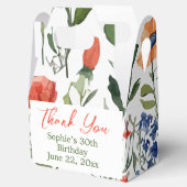 楽しいカラフルな感謝の気持ちを表すギフトボックス フェイバーボックス (オープン)