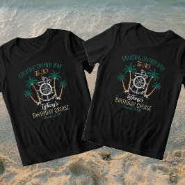 楽しいカラフルな30歳の誕生日クルーズクルー 2026 グループ トライブレンドＴシャツ