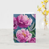 楽しいカントリーガーデン牡丹 カード (黄色い花)