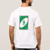 楽しいカードゲームTシャツ|ハロウィンシャツ Tシャツ (裏面)