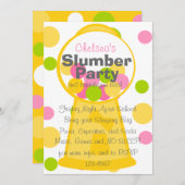 楽しいガムボールマシン 招待状 (正面/裏面)