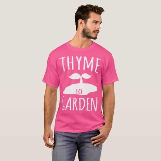 楽しいガーデニング Tシャツ (正面フル)