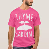 楽しいガーデニング Tシャツ (正面)