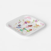 楽しいガーデンフェアリーズ紙プレート ペーパープレート (傾斜あり)