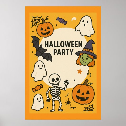 楽しいキッズハロウィンパーティー ポスター (正面)