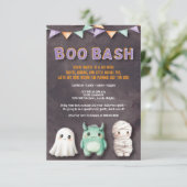 楽しいキッズハロウィンパーティー 招待状 (スタンド正面)