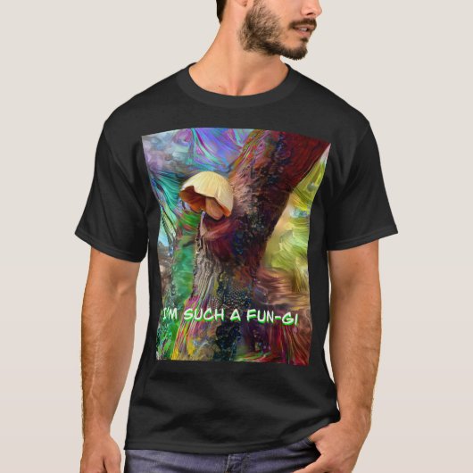 楽しいキノコです Tシャツ (正面)