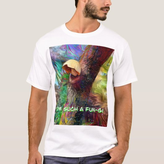 楽しいキノコです Tシャツ (正面)
