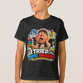 楽しいキャラクターの新学期バルーン Tシャツ