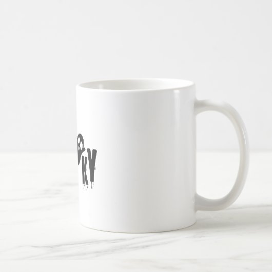 楽しいキャラクターマークのTシャツ コーヒーマグカップ (右)