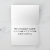 「楽しいキャンパーから別のキャンパーへ」誕生日 カード (内部)