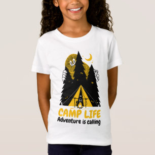 楽しいキャンプモンスター – キャンプライフアドベンチャー Tシャツ