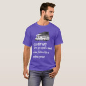 楽しいキャンプ部隊ファッション 家族 Tシャツ (正面フル)